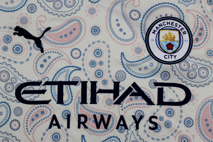 Retro Jersey 2020-2021 Manchester City Third Away Soccer Jersey Vintage Man City Football Shirt