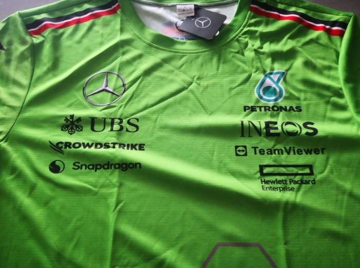 Mercedes 2024 New Green F1 Shirt