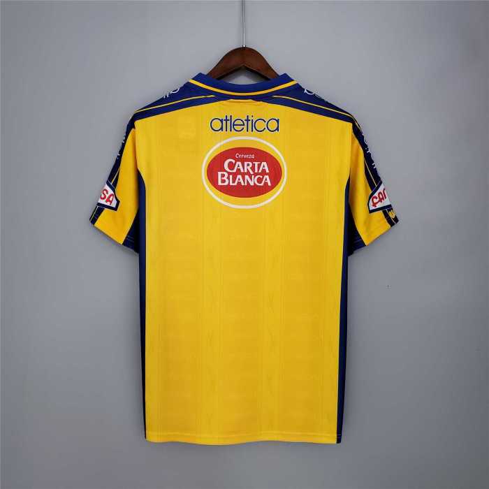 Retro Jersey 1999-2000 Tigres UANL Home Yellow Soccer Jersey Vintage Football Shirt