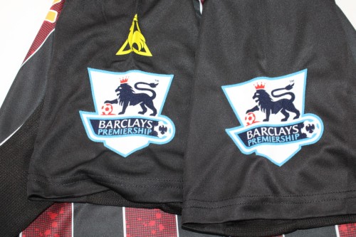 with EPL Patch Retro Jersey 2008-2009 Manchester City Away Soccer Jersey Vintage Man City Football Shirt