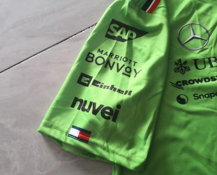 Mercedes 2024 New Green F1 Shirt