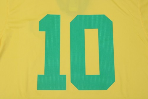 Retro Jersey 1958 Brazil 10 Home Soccer Jersey Vintage Brasil Camisetas de Futbol