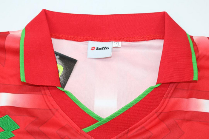 Retro Jersey 1994-1995 Morocco HADJI 7 Home Soccer Jersey Vintage Football Shirt