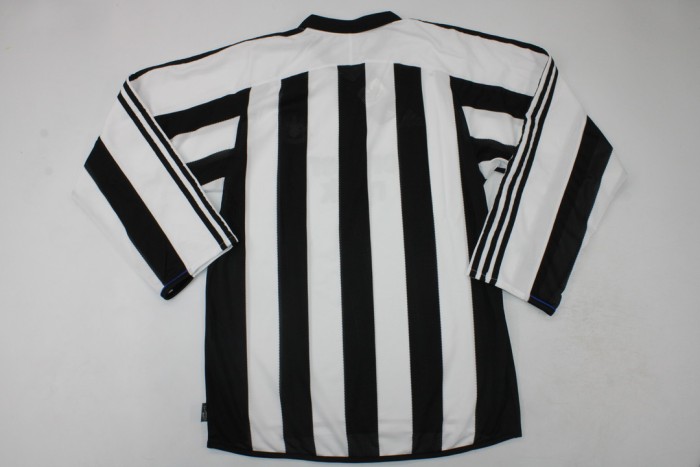 Long Sleeve Retro Jersey 2003-2005 Newcastle United Home Soccer Jersey