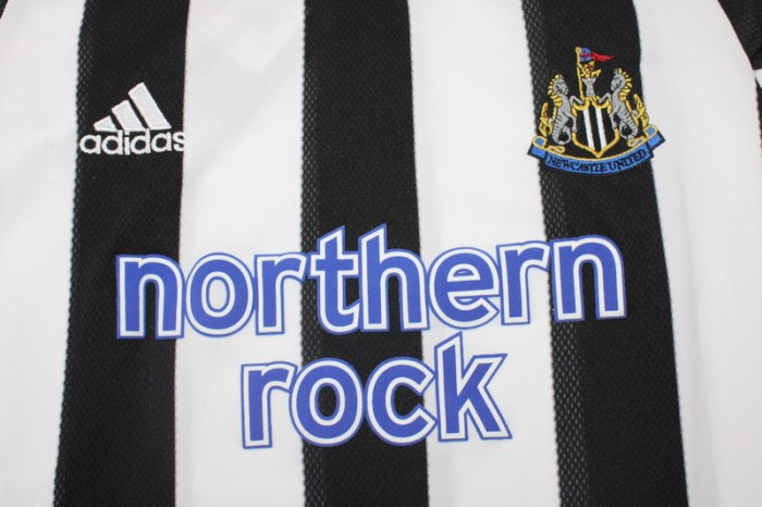 Long Sleeve Retro Jersey 2003-2005 Newcastle United Home Soccer Jersey