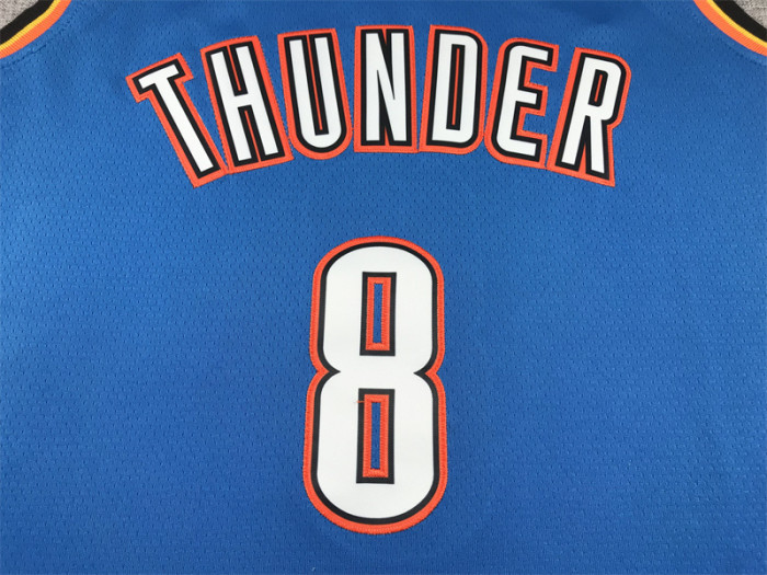 Minnesota Timberwolves 8 WILLIAMS Blue NBA Jersey Basketball Shirt