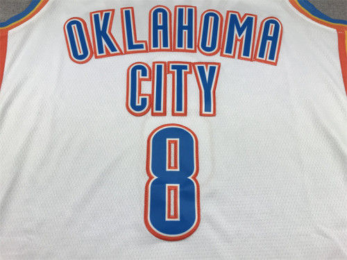 Minnesota Timberwolves 8 WILLIAMS White NBA Jersey Basketball Shirt