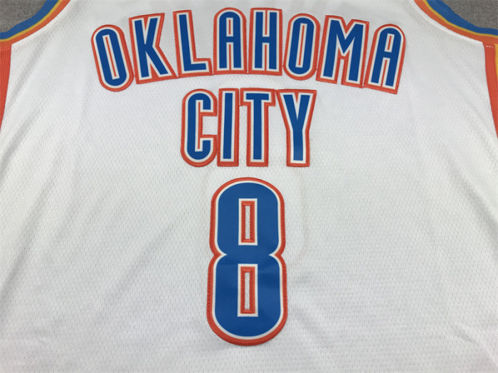 Minnesota Timberwolves 8 WILLIAMS White NBA Jersey Basketball Shirt