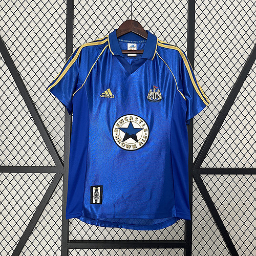 Retro Jersey 1998-1999 Newcastle United Away Blue Vintage Soccer Jersey