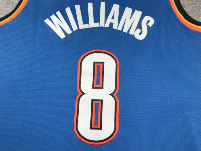 Minnesota Timberwolves 8 WILLIAMS Blue NBA Jersey Basketball Shirt
