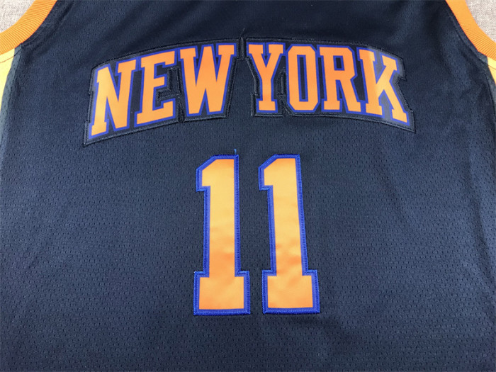 Statement Edition New York Knicks 11 BRUNSON Dark Blue NBA Shirt