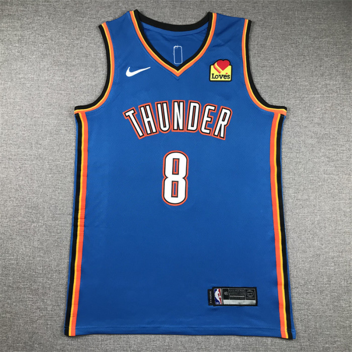 Minnesota Timberwolves 8 WILLIAMS Blue NBA Jersey Basketball Shirt