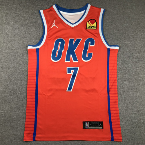 Statement Edition Minnesota Timberwolves 7 HOLMGREN Orange NBA Jersey Basketball Shirt