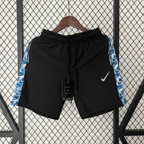 with Pocket NK Black Casual Shorts Football Pants