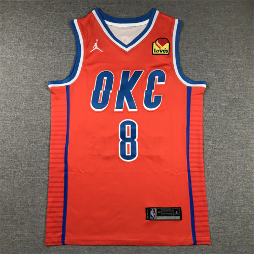 Statement Edition Minnesota Timberwolves 8 WILLIAMS Orange NBA Jersey Basketball Shirt