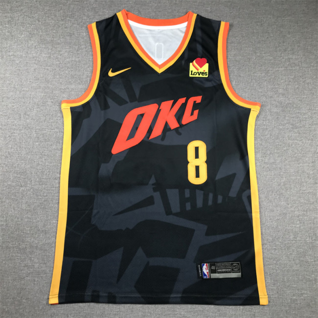 2024 City Edition Minnesota Timberwolves 8 WILLIAMS Black NBA Jersey Basketball Shirt