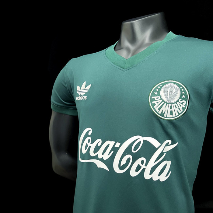 Retro Jersey 1980 Palmeiras Home Soccer Jersey Vintage Football Shirt