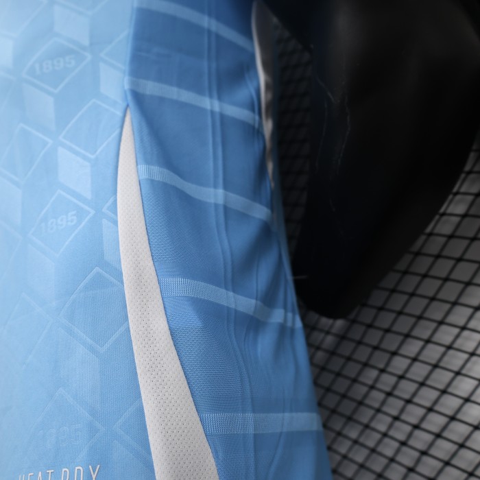 Player Version 2024 BEL Away Soccer Jersey Blue Football Shirt