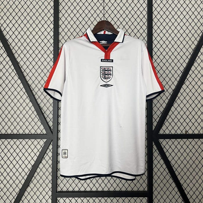 Retro Jersey 2004 England Home Soccer Jersey Vintage Football Shirt