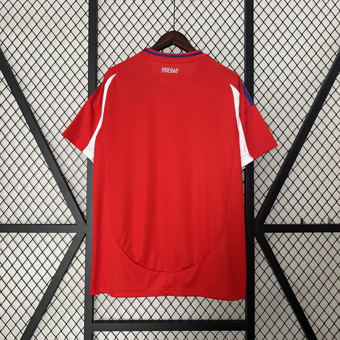 Fans Version Chile 2024 Home Soccer Jersey Football Shirt