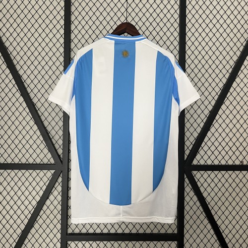 with FIFA World Champions 2022 Patch Fan Version Argentina 2024 Home Soccer Jersey Football Shirt