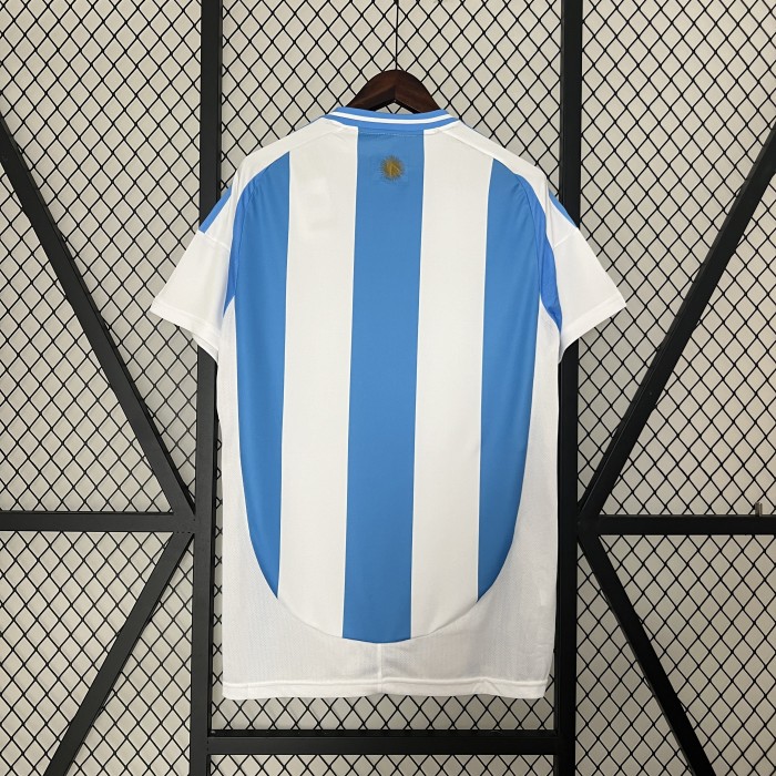 with FIFA World Champions 2022 Patch Fan Version Argentina 2024 Home Soccer Jersey Football Shirt