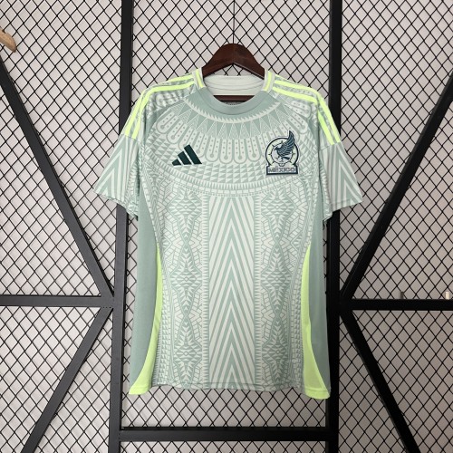 Fan Version Mexico 2024 Away Soccer Jersey Adulto Camiseta de Futbol