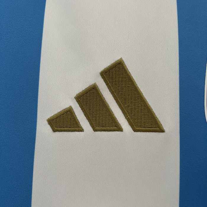 with FIFA World Champions 2022 Patch Fan Version Argentina 2024 Home Soccer Jersey Football Shirt