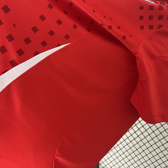 Fans Version Chile 2024 Home Soccer Jersey Football Shirt