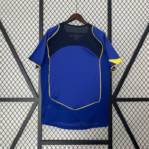 Retro Jersey 2004-2005 Juventus Away Blue Soccer Jersey Vintage Football Shirt