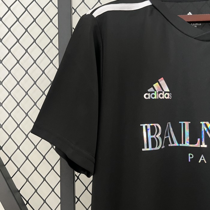 2024-2025 Arsenal X BALMAIN Black Soccer Jersey