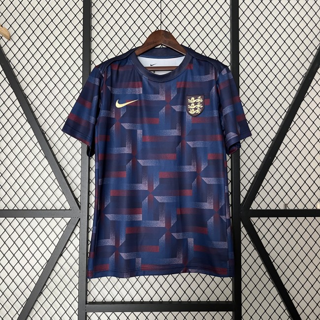 Fan Version 2024 England Football Shirt Soccer Pre-match Jersey
