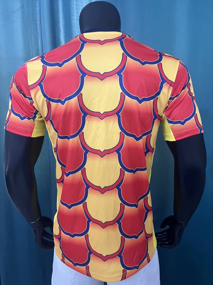 Player Version 2024 Barcelona Orange/Yellow Special Edition Soccer Jersey