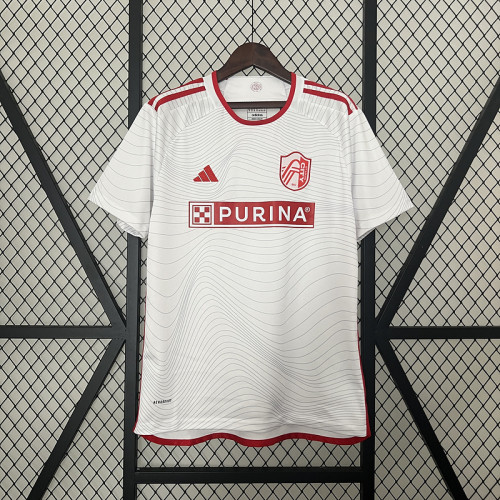 Fan Version 2024-2025 St. Louis City SC White Soccer Jersey