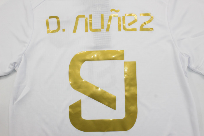 Fans Version Uruguay 2024 D.NUNAZ 9 Pre-Olympic Away Soccer Jersey Football Shirt