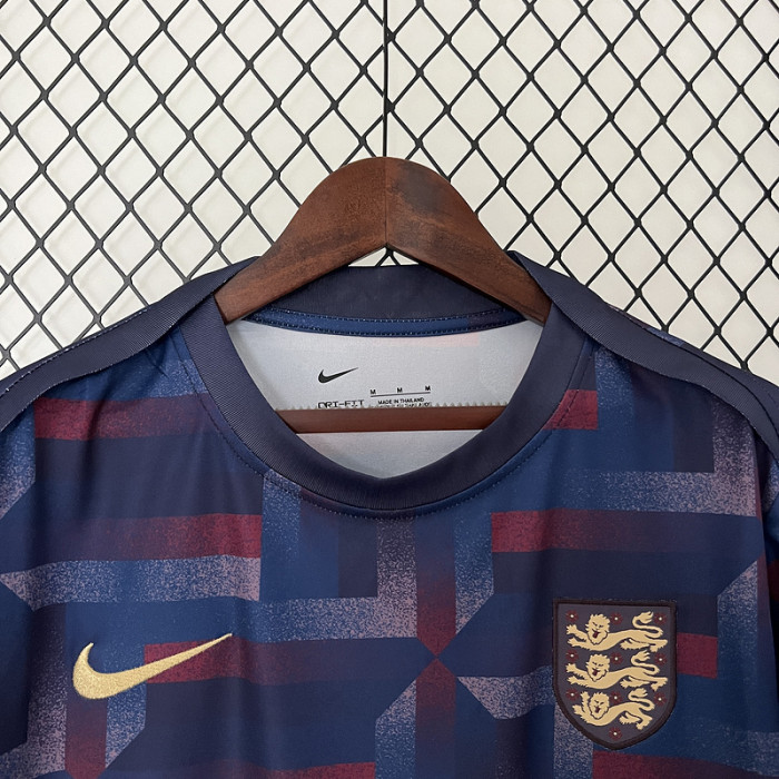 Fan Version 2024 England Football Shirt Soccer Pre-match Jersey