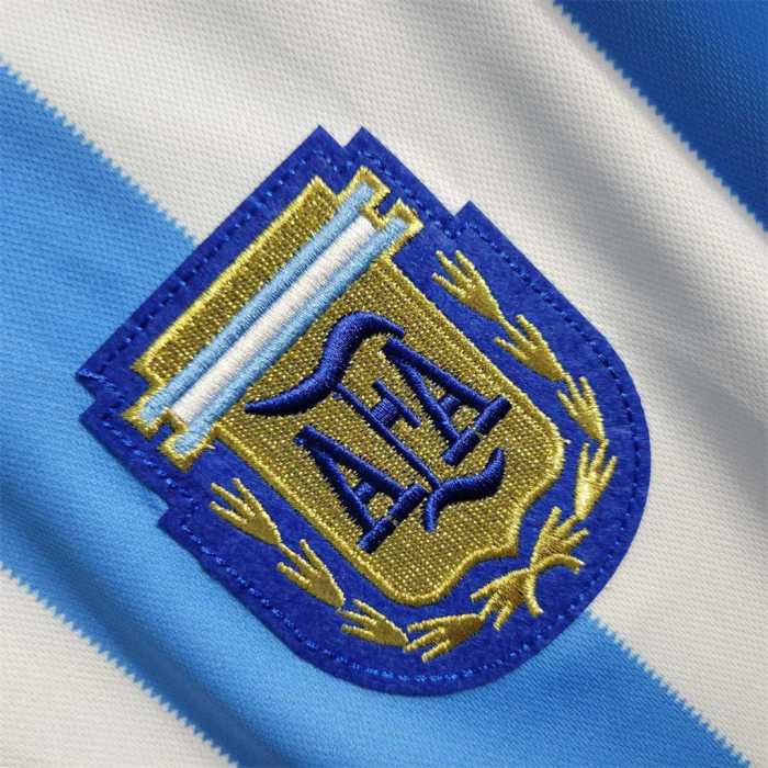 Retro Jersey 1986 Argentina Home Soccer Jersey Vintage Football Shirt