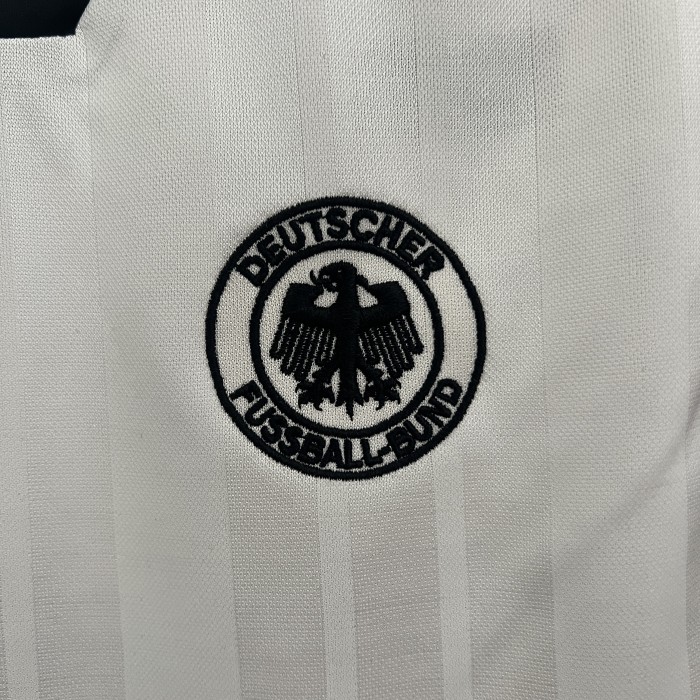 Retro Youth Uniform Kids Kit 1992 Germany Home Soccer Jersey Shorts Vintage Child Football Set