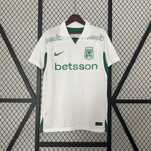 Fans Version 2024-2025 Atletico Nacional de Medellin Away White Soccer Jersey