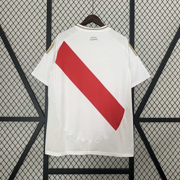 Fans Version 2024 Peru Home Soccer Jersey Football Shirt
