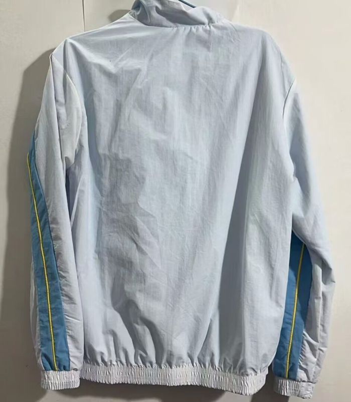 2024 Lazio Blue White Soccer Windbreaker Jacket Football Jacket