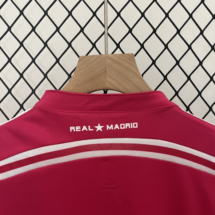 Retro Youth Uniform 2014-2015 Real Madrid Away Pink Soccer Jersey Shorts Vintage Child Football Kit