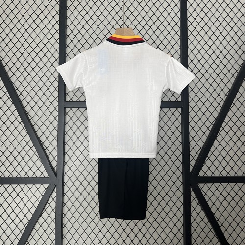 Retro Youth Uniform 1994 Germany Home Soccer Jersey Shorts Vintage Child Football Kit
