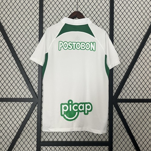 Fans Version 2024-2025 Atletico Nacional de Medellin Away White Soccer Jersey
