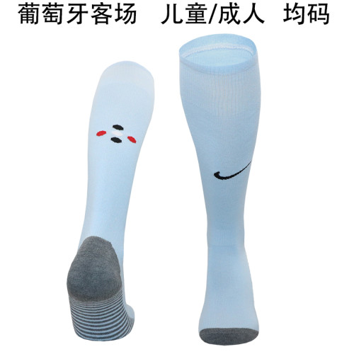 Youth/Adult Portugal 2024 Away Soccer Socks Football Socks