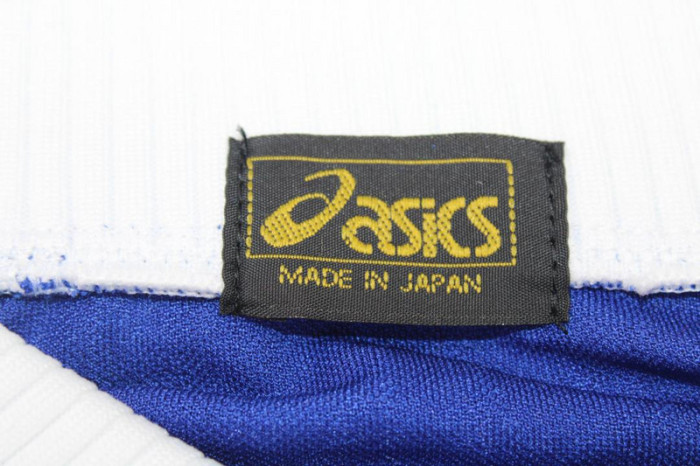 with Front Lettering Retro Jersey Long Sleeve 1998 Japan Home Soccer Jersey Vintage Football Shirt