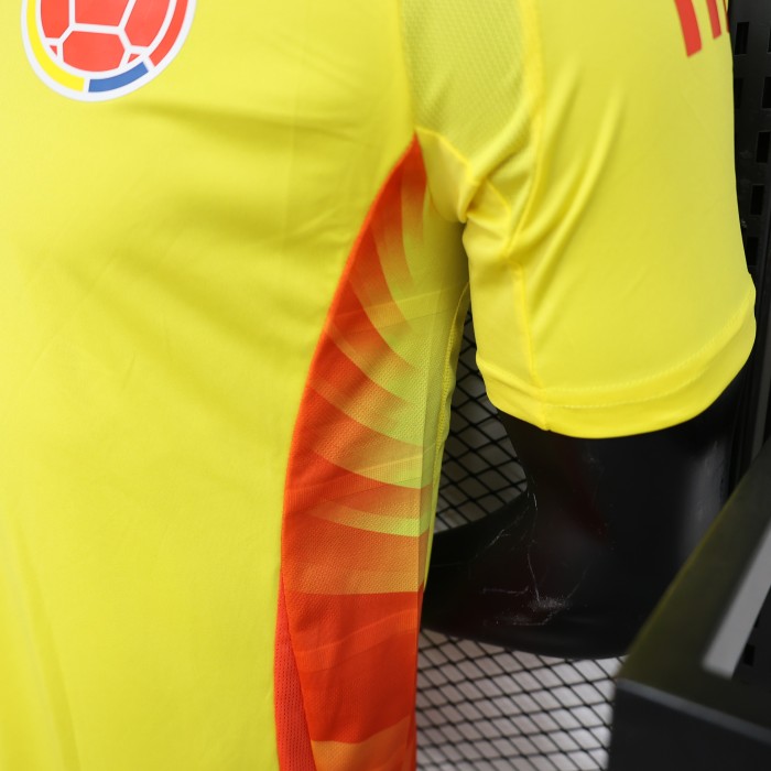 Player Version 2024 Colombia Home Soccer Jersey Football Shirt