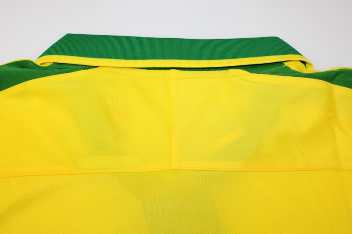 Retro Jersey 1997 Brazil Home Soccer Jersey Vintage Brasil Camisetas de Futbol