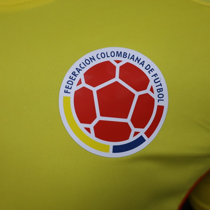 Player Version 2024 Colombia Home Soccer Jersey Football Shirt