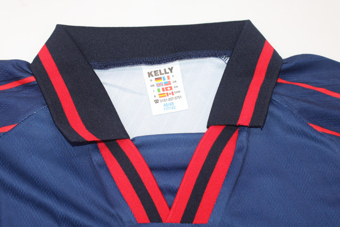 Long Sleeve Retro Jersey 1998 West Ham Iron Maiden Home Soccer Jersey